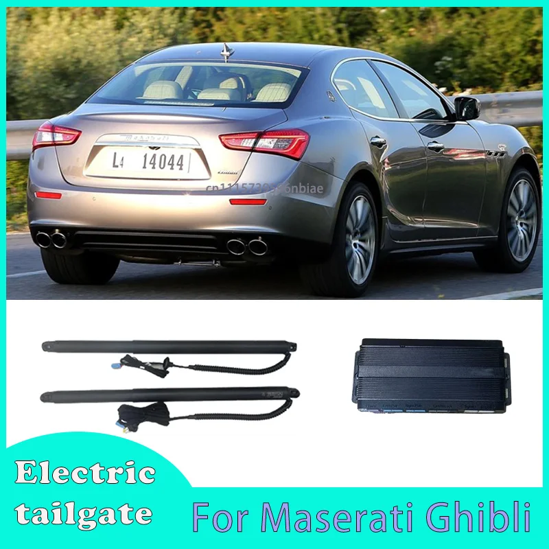 Car Electric tailgate For Maserati Ghibli 2013+ Automatic Induction Rear Door Lift Retrofit Power Tailgate Closer kick sensor