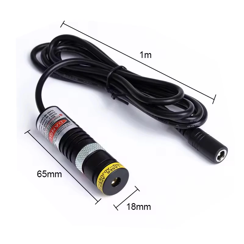 980 нм 30 МВт/50 МВт/100 МВт/150 МВт/200 МВт Точечный регулируемый фокус Инфракрасный лазерный диодный модуль DC5V Держатель адаптера