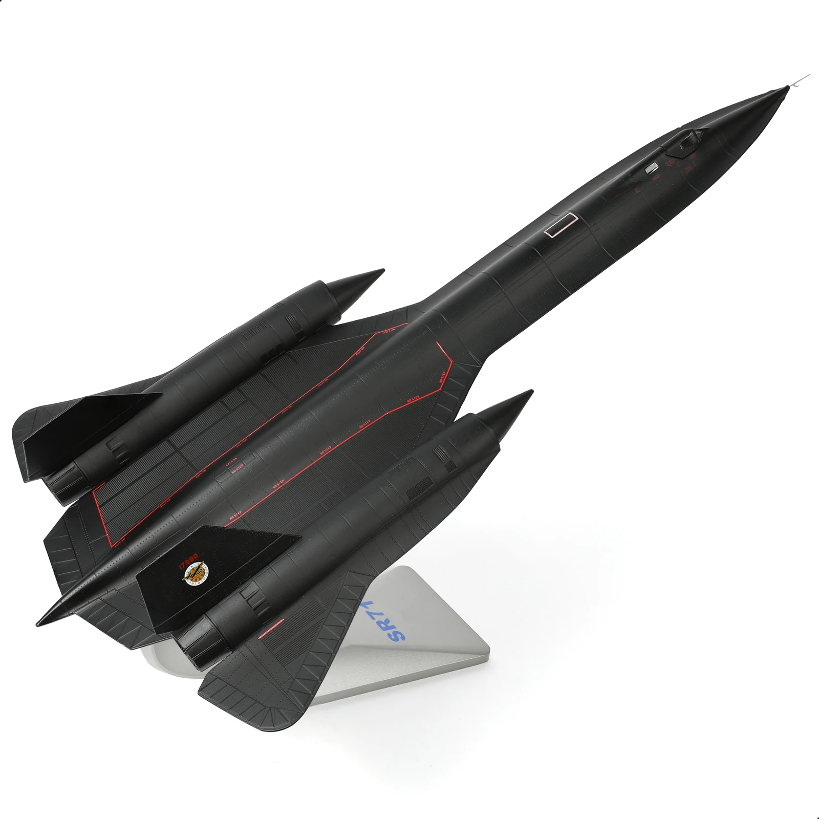 

Модель самолета NUOTIE 1/72 SR-71A Blackbird, 17,9 дюйма, высокогорный разведывательный самолет, 17980, военная литая металлическая модель для коллекции и подарка