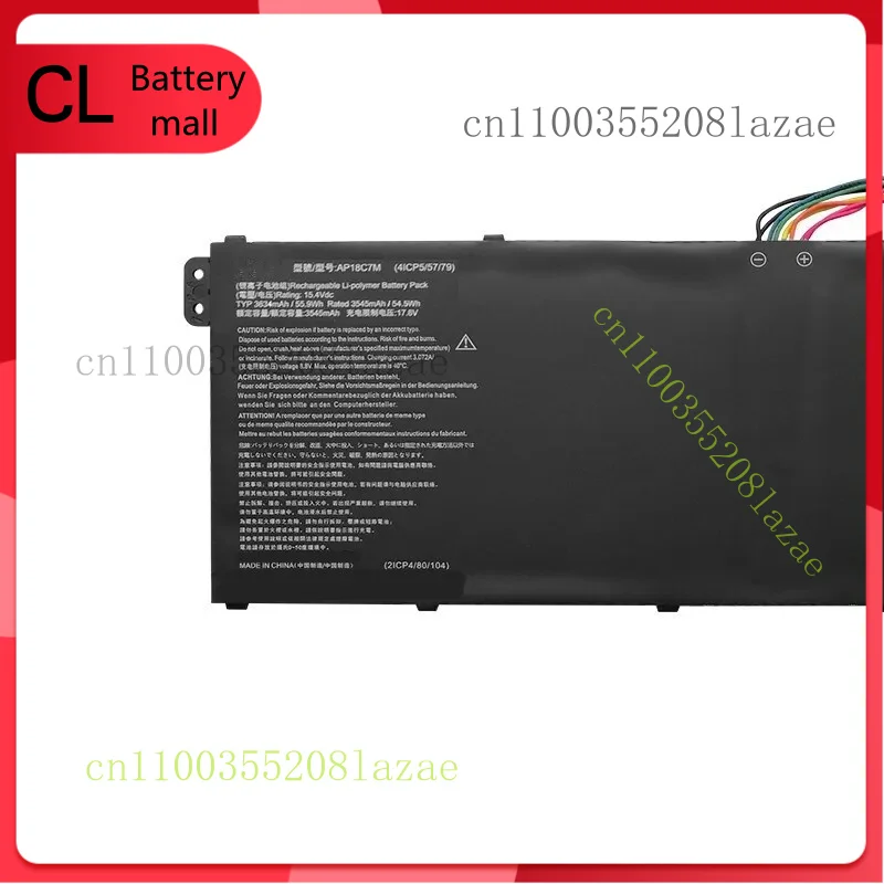 Новый аккумулятор AP18C7M для Acer Swift 3 5 SP513 SF313-52 SF313-53 SF514-54T
