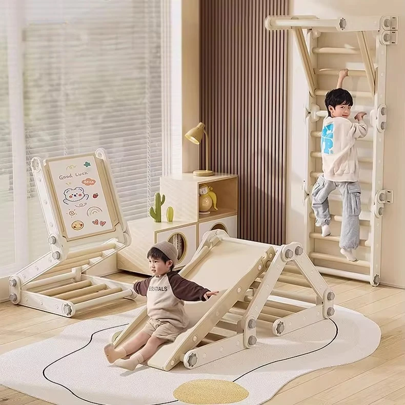 Multifunctional Children Kids Play Slide Physical Exertion Kids Climbing Frame Kids Playground High Slide