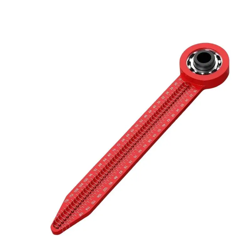 1Pcs Aluminum Alloy Circle Drafting Tool Smooth Bearing Woodworking Compass Adjustable Rotary Ruler Layout Gauge