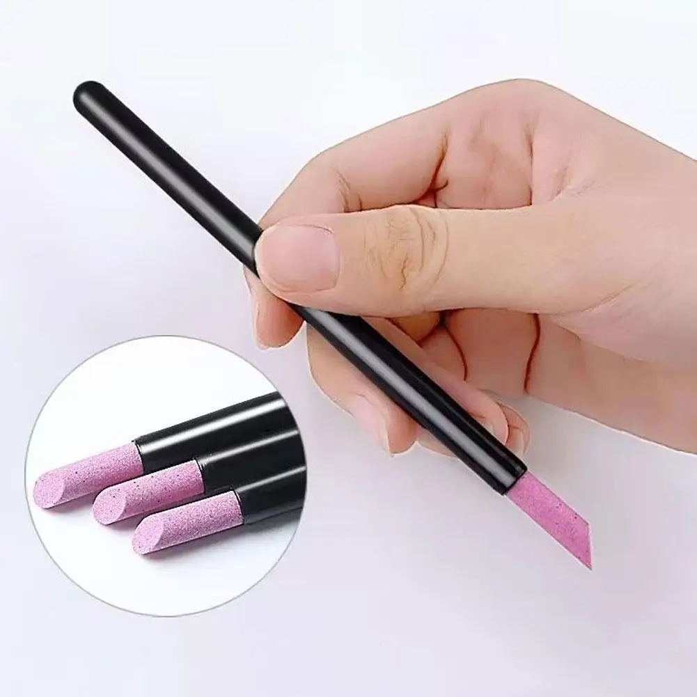 Nail File Cuticle Stone Pusher Nails Sanding Sticks Nail Art Pen Cuticle Remover Trimmer Buffer Manicure Tools Pushing Dead Skin