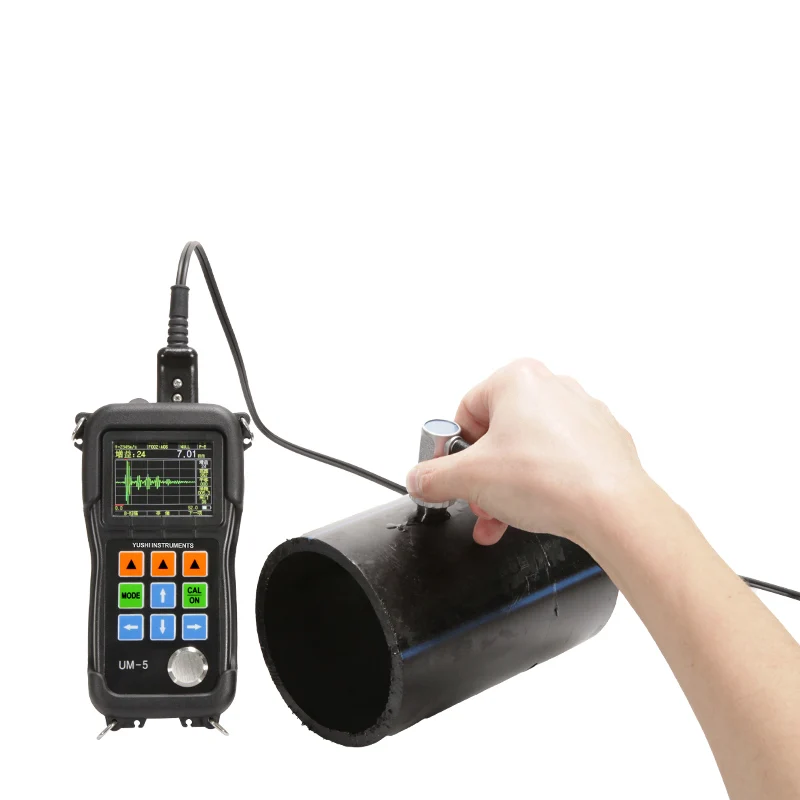 YUSHI UM-5 Portable Ultrasonic Thickness Gauge Pipe Wall Thickness Meter