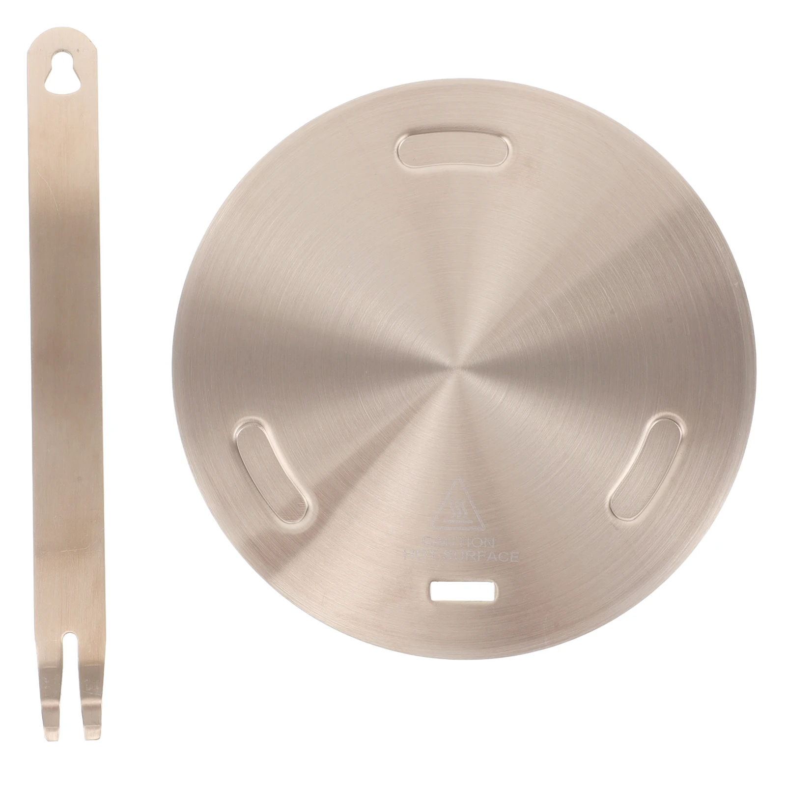 

1 set Induction Cooker Heat Plate 16cm Rose Gold Thickened Gas Stove Diffuser Even Heating Compatible Cookware Kitchen Utensils