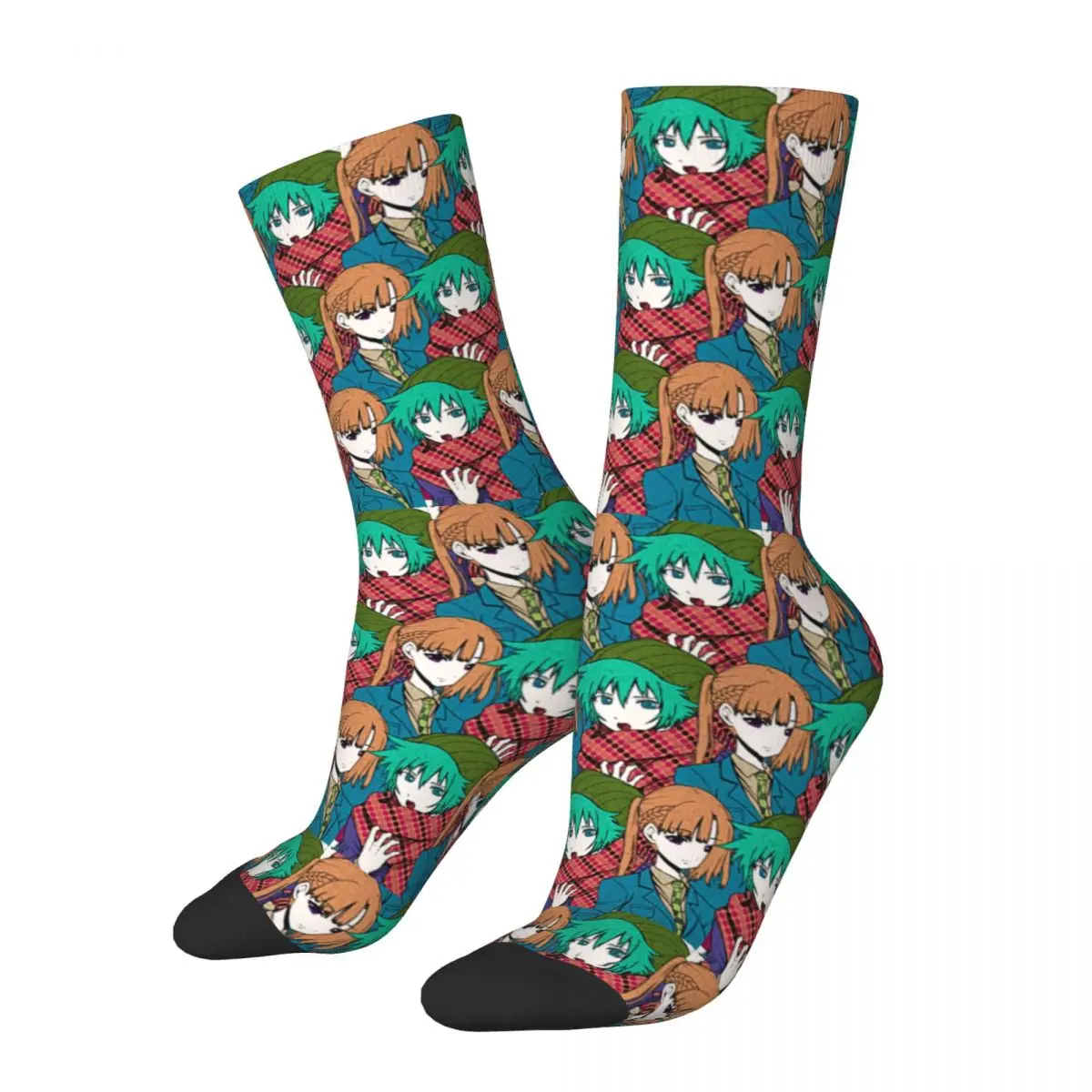 Happy Funny Male Socks Your Turn To Die Shin Tsukimi Sara Chidouin Merch Super Soft Skateboard Socks