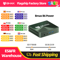 BMAX Mini PC B6POWER Intel Core I7-1060NG7 Windows 11 16GB RAM 1TB NVME SSD nvme_2280 x 2 HDMI USB Bluetooth Computer type-C
