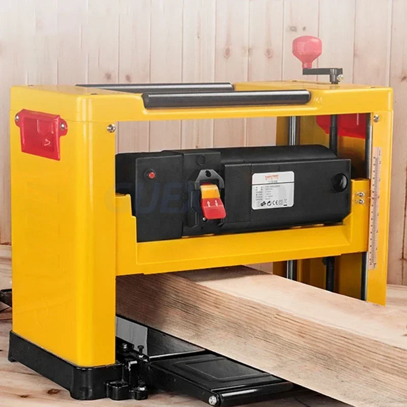 Woodworking Planer 220V Press Small Household Multi-function Electric Table-type Automatic Feed Grinding