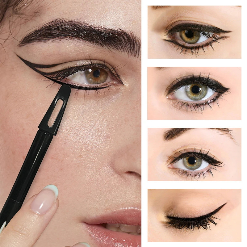 1 pz strumenti guida per eyeliner facile senza soccorso gel per eyeliner riutilizzabile pennello per eyeliner in silicone eyeliner per mani traballanti eyeliner 2025 nuovo