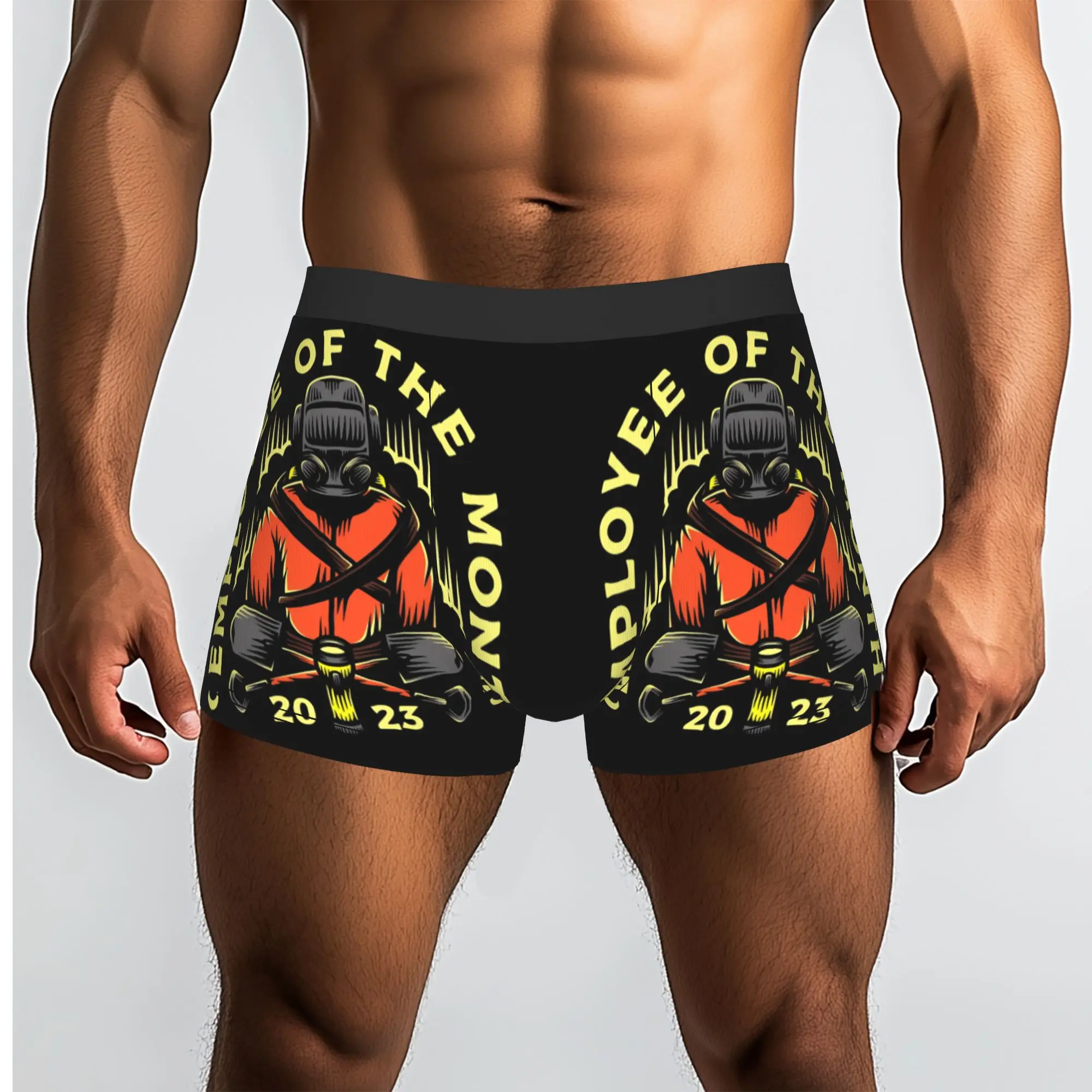 

Трусы-боксеры V3 Lethal Company для мужчин, дышащие, вентилируемые, модель «Сотрудник месяца»