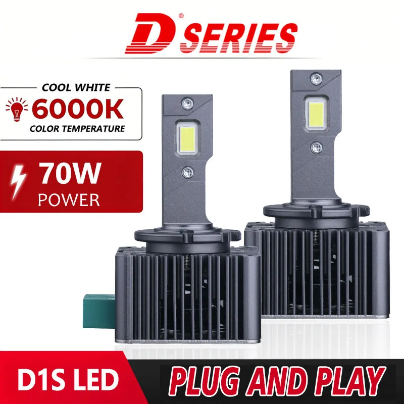 DSERIES D1S D2S D3S D4S D5S D8S LED Headlight Bulb 12V 24V Car Headlamp 6000K White Waterproof Auto Light For Most Cars 70W