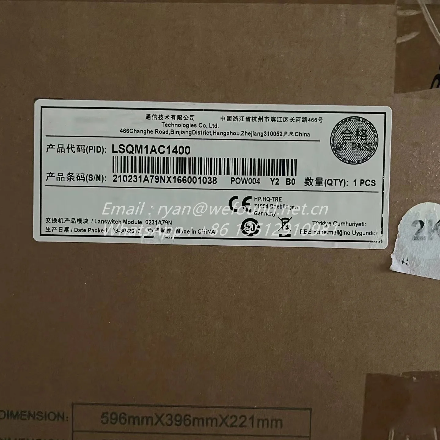 PSR1400-A  LSQM1AC1400  Brand-new Switch Power Supply