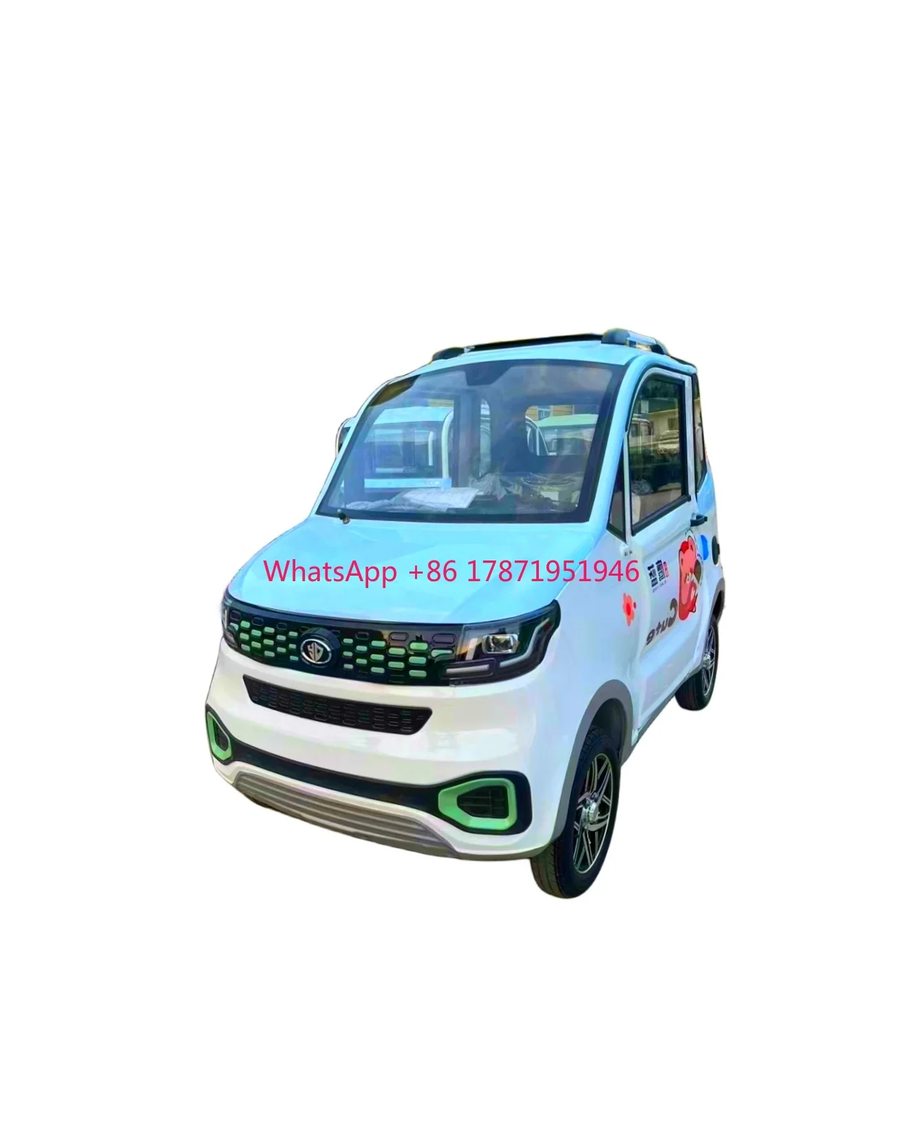 2023 New energy Electric Vehicle one person 4 wheel electric mini car with 4 seater without driving licence for adults