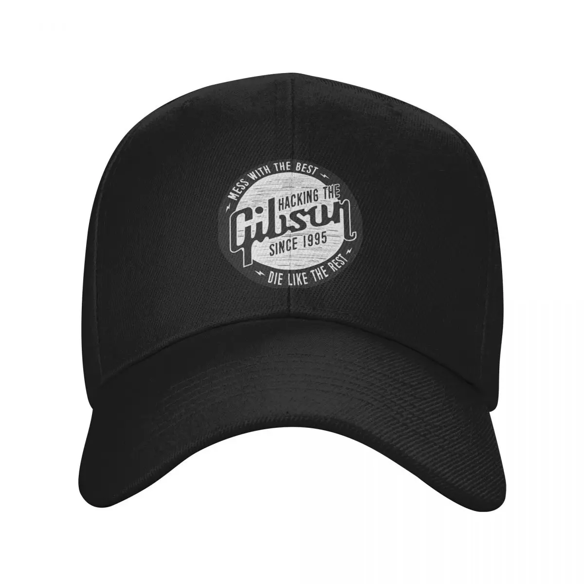 Gibsons-Unisex guitarra Rock Baseball Cap, ajustável poliéster sol chapéus, cabido pai chapéu, verão