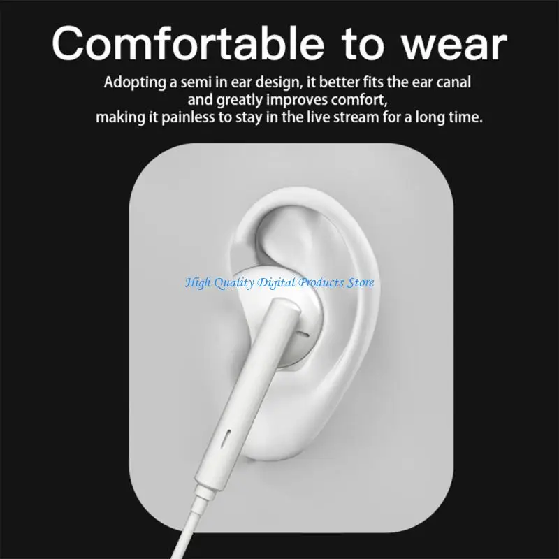 민감한 마이크와 정확도 보컬 모니터링 스튜디오 등급 헤드셋을 갖춘 U2JE 방송 이어폰