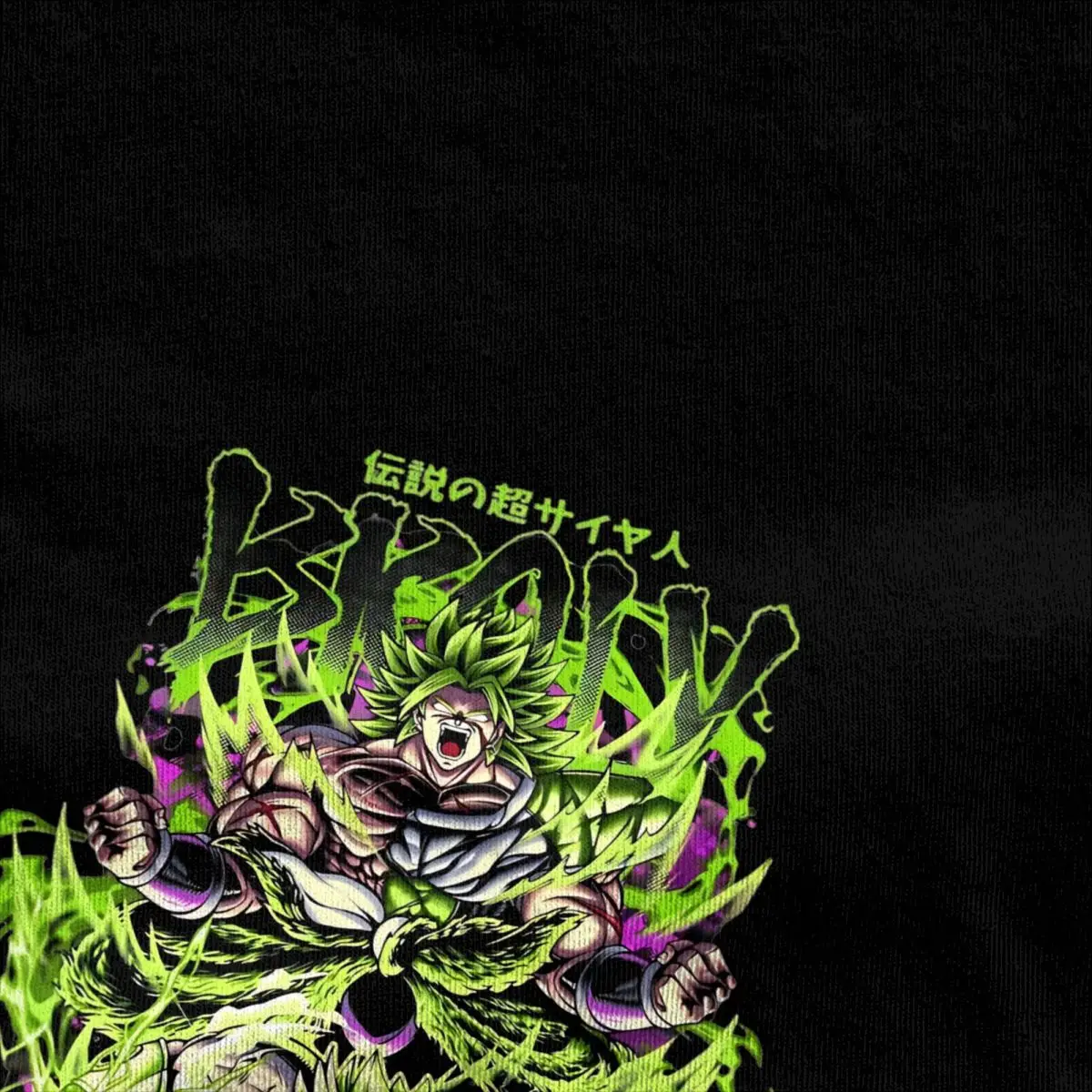 Dragon Ball Broly Power T-Shirts for Men Women Unique 100% Cotton Tee Shirt O Neck Short Sleeve T Shirt Plus Size Clothes