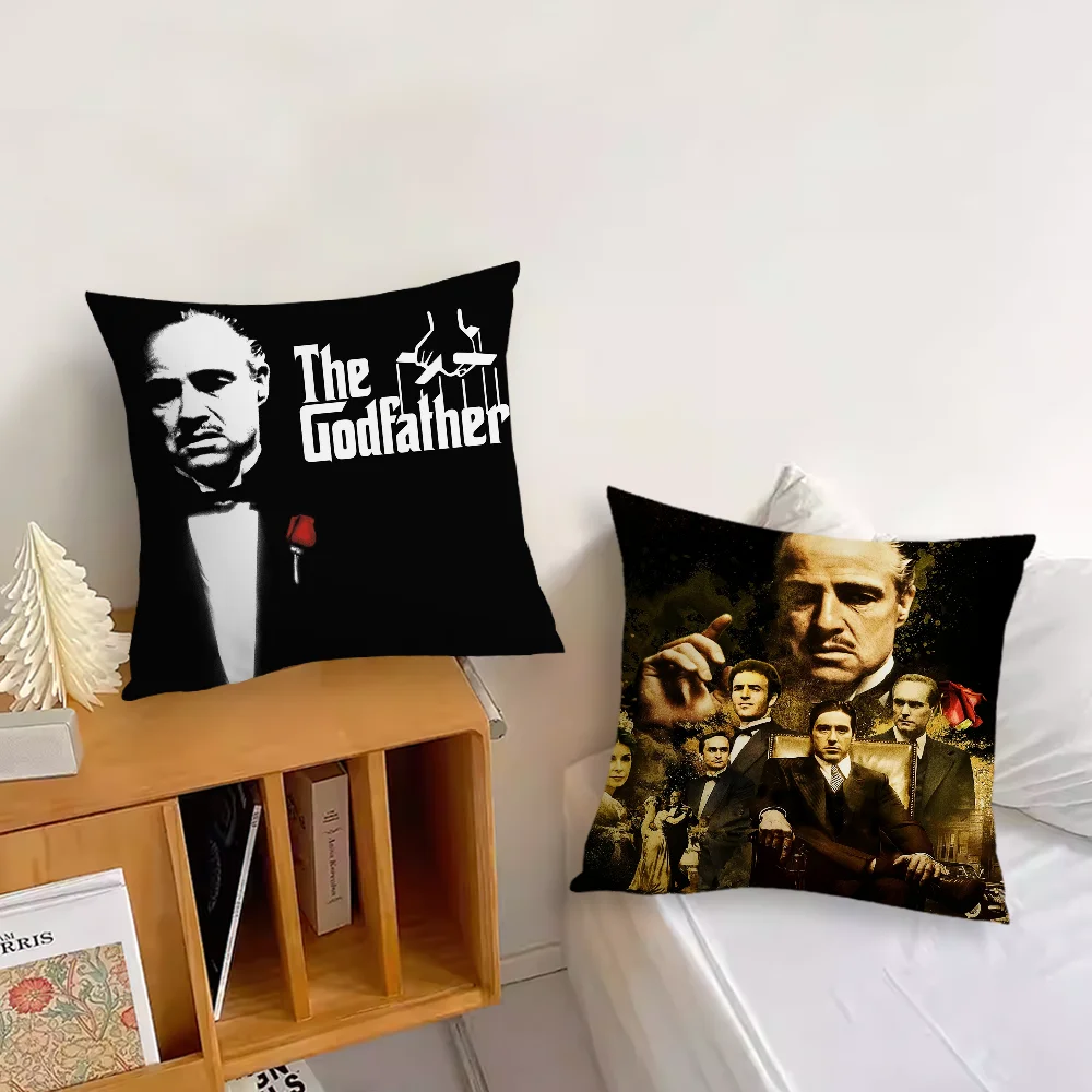 Classic Film The Godfather Pillow Case Sofa Living Room Bedroom Headboard Backrest Cushion Square Cushion Nap Time