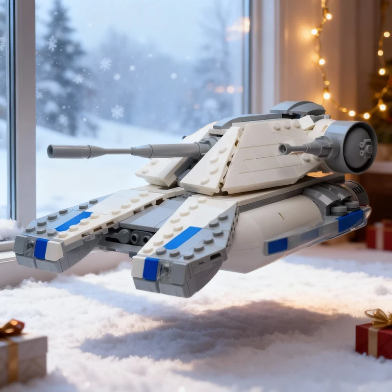 

667 деталей MOC TX Raxshir Class MBT Star Battle: Конструктор-модель, архитектурный набор, творческая идея, игрушка, рождественский подарок, развивающая игрушка