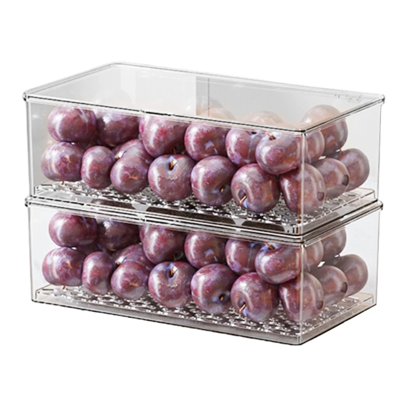

Multipurpose Plastic Storage Containers for Pantries Refrigerator Closet