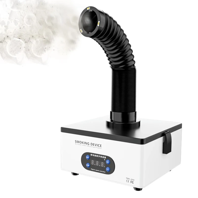 TBK-668 Smoking Instrument Absorb For Welding Repairing Fiber CO2 Laser Engraving Fume Extractor 220V 110V 150W