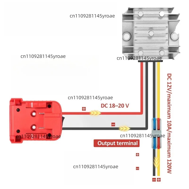 18V‑To‑12V DC Step‑Down Converter 12V 10A 120W Over‑Protected Power Hardware Component