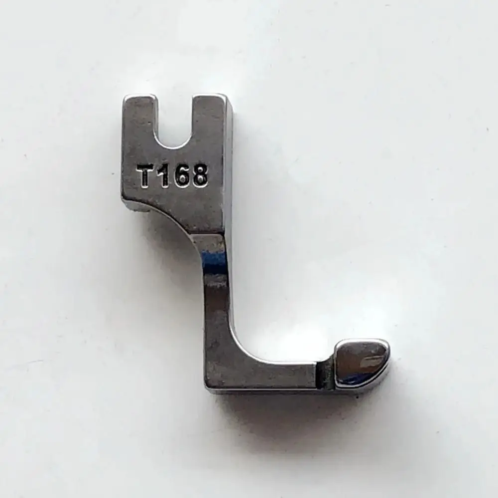 1Pcs Steel Zipper Presser Foot Lockstitch Single-Sided Unilateral S518L/T168 Random Flat Car Invisible