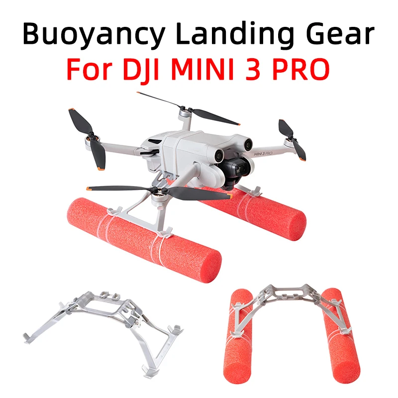 For DJI MINI 3 PRO Drone Foldable Landing Gear Heightened Support Leg Bracket Floater Water Buoyancy Landing Kit Accessories