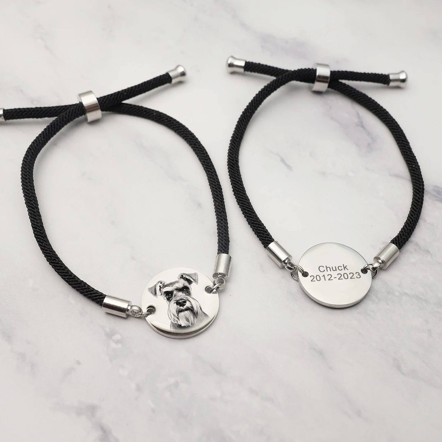 Pulseira foto personalizada para as mulheres, jóias personalizadas, amor, coração, retrato, presentes de aniversário