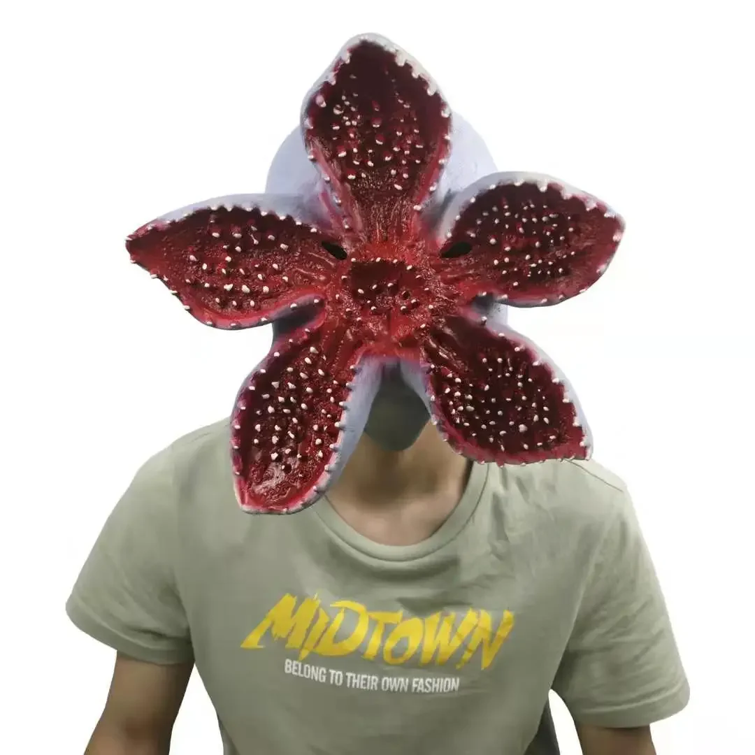 

1PCS Halloween Horror atmosphere costume Carnivorous Plant Latex Head Mask - Masquerade Party Costume Decor
