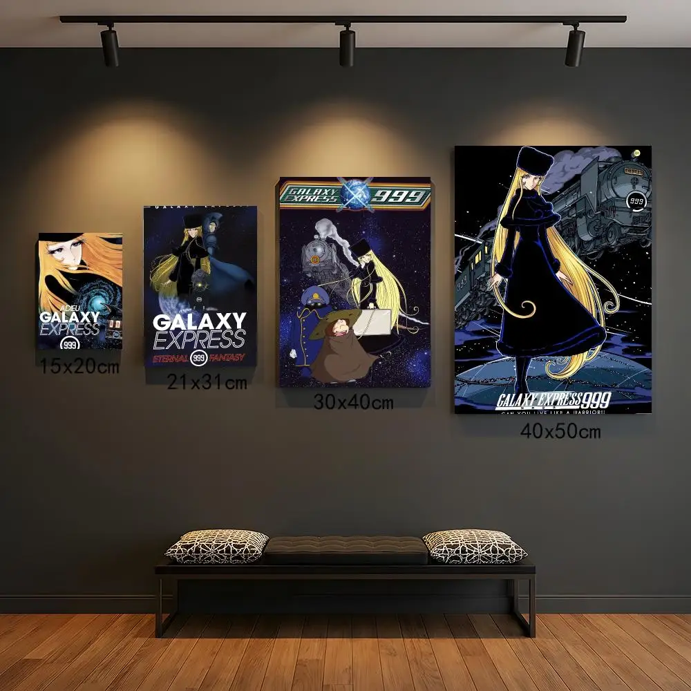 anime G-Galaxy Express 999-S Painting Calligraphy Boho Botanical Decor for Living Room  Elegant Home Style