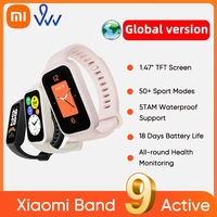 Global Version Xiaomi Band 9 Active Mi Smart band 9 Active Bracelet 1.47'' Blood Oxygen Heart Rate 5ATM Waterproof Wristband