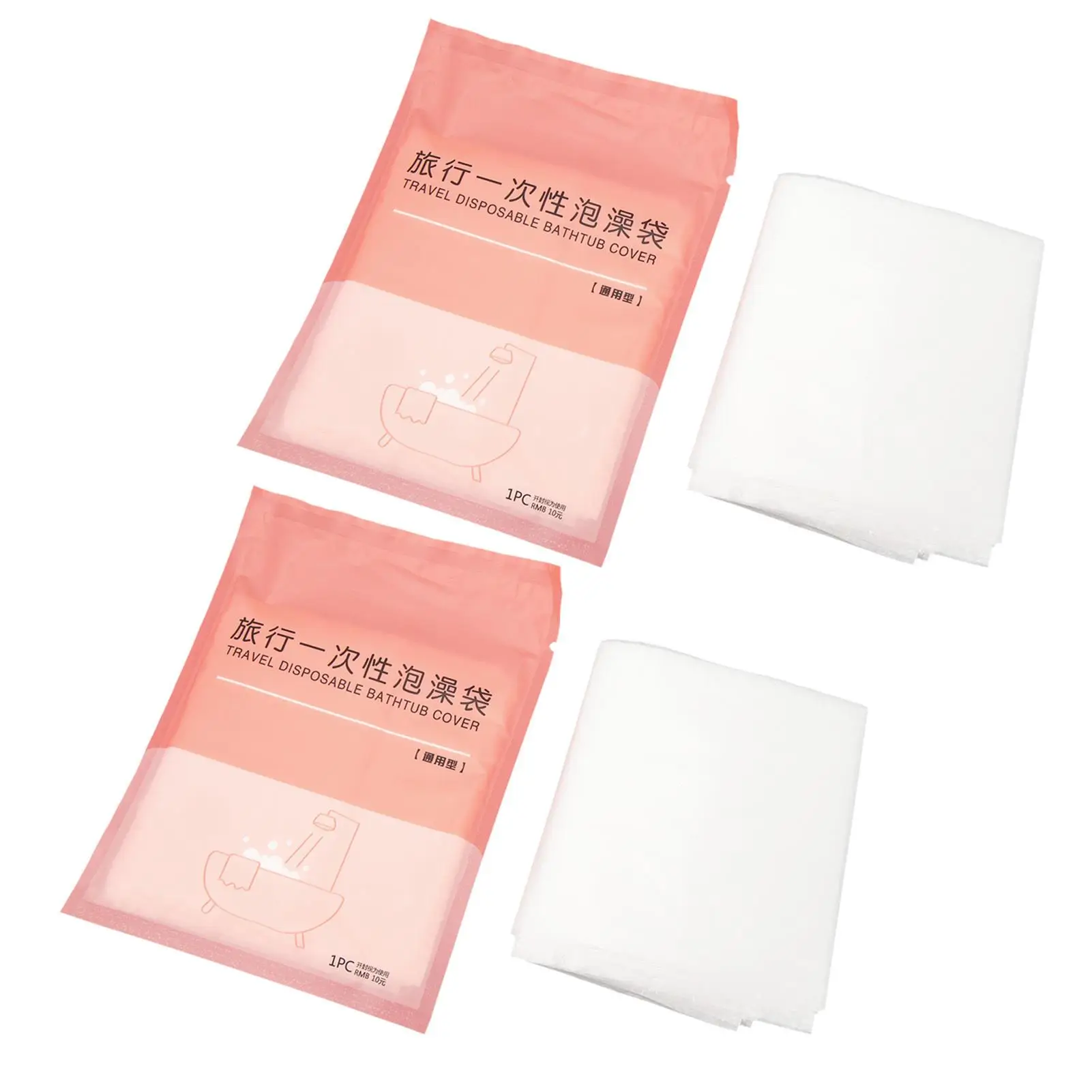 Disposable Bathtub Liner - Thickened  Cover for sauna & Spa, Individual Package, Hygiene Protection