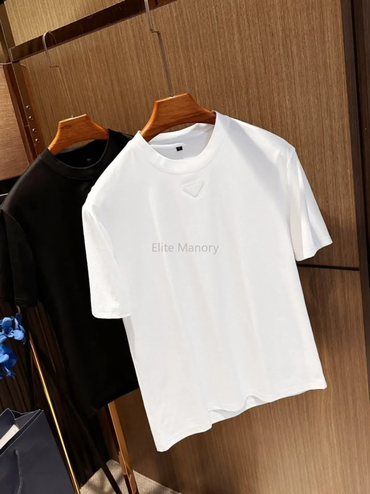 

Italian classic summer new solid color round neck versatile half-sleeve simple fashion short-sleeved T-shirt