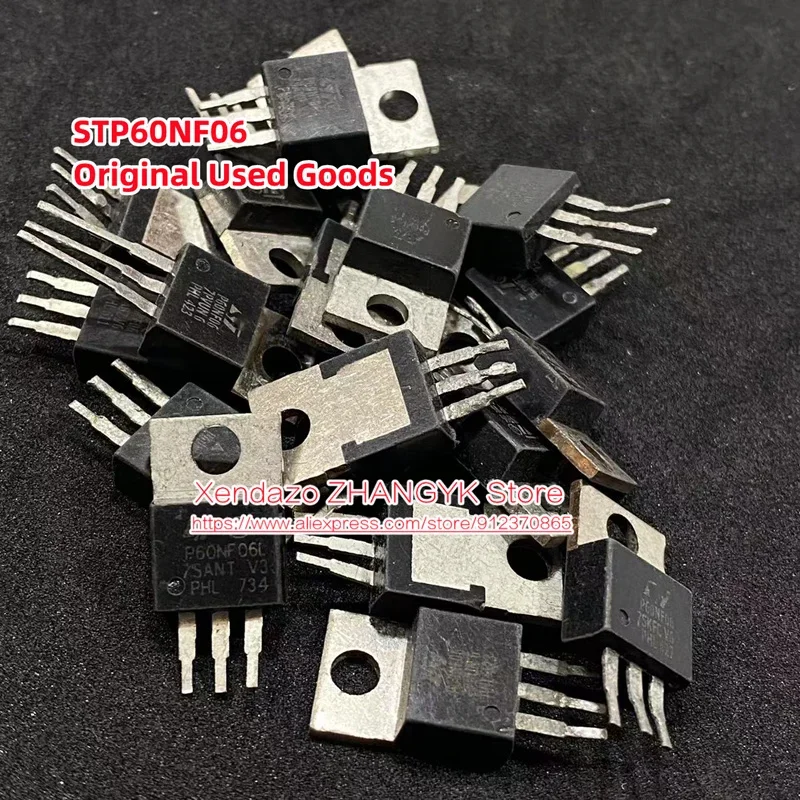 10pcs/lot Original STP60NF06 P60NF06 60NF06 60N06 60A 60V MOSFET TO-220