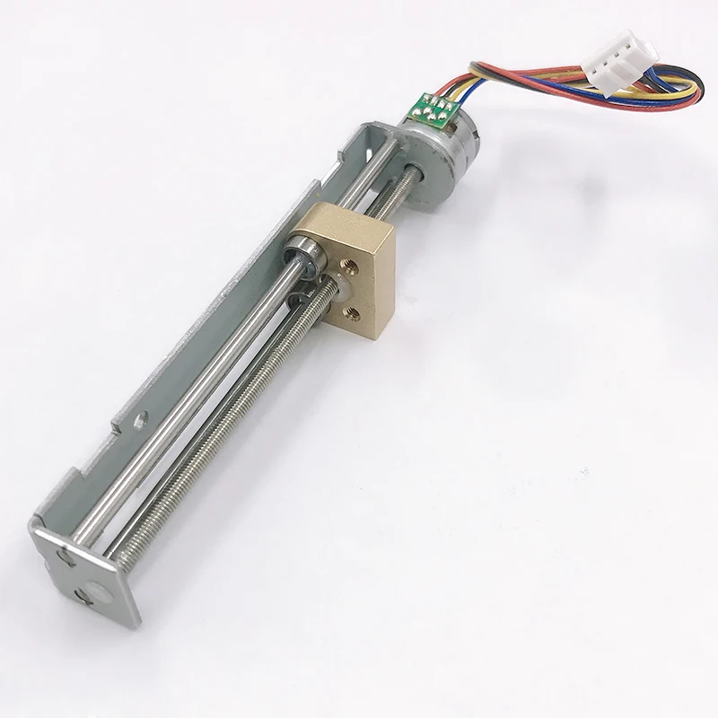 2-phase 4-wire Precision Stepping Motor for DIY Xyz 3D Printer 90mm Long Linear Actuator Micro 15mm DC 5V-12V 6V 9V Step Motor