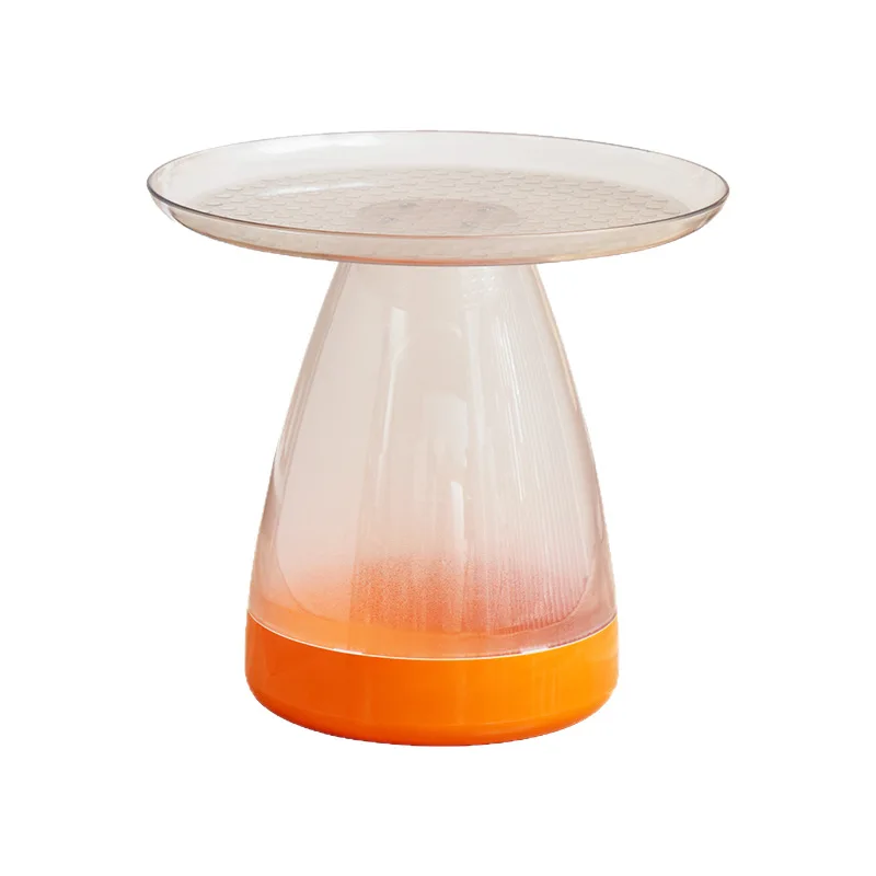 

Creative round coffee table Multifunctional side table for small home living room Simple small tea table