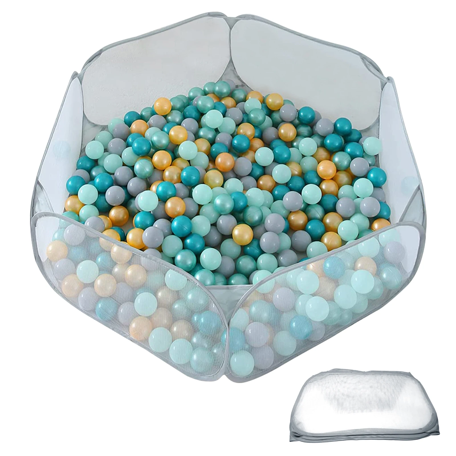 

Детский бассейн с океанскими шариками, милый детский бассейн с шариками, легко складной бассейн с океанскими шариками для малышей, домашний и открытый океанский мяч, игровой домик