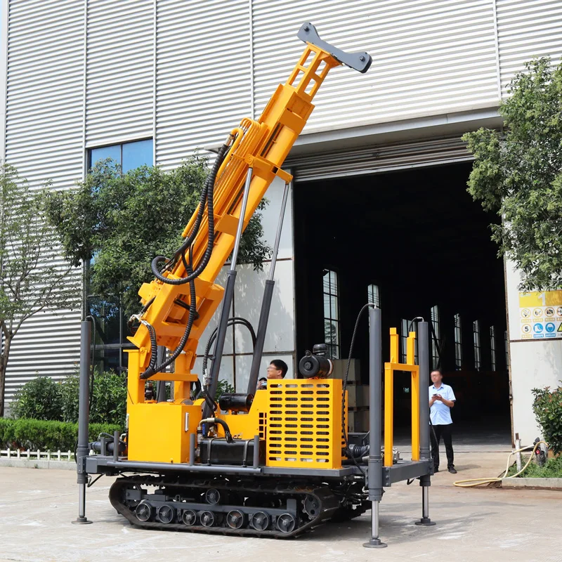 280m 350m Crawler Water Well Drilling Rigs Machine Drill Rig for Water Well Meters Depth Deep Water Well Drilling Rig Machine