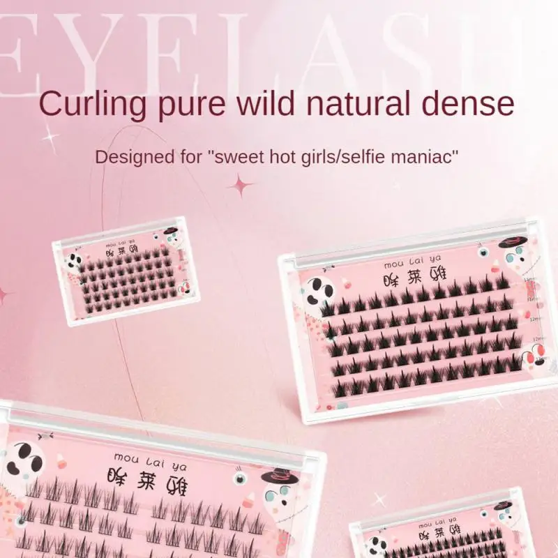 1~4PCS 3d False Eyelashes Nature Easy To Remove Slender No Feeling To Wear Light Thick False Eyelashes Lasting No Makeup