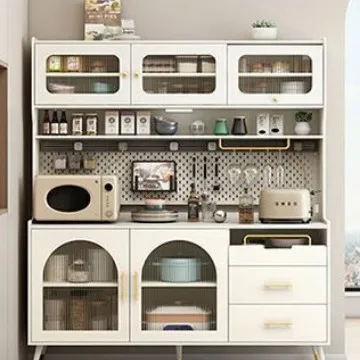 Side cabinet modern simple integrated wall living room tea  wine cabinet locker kitchen cupboard household