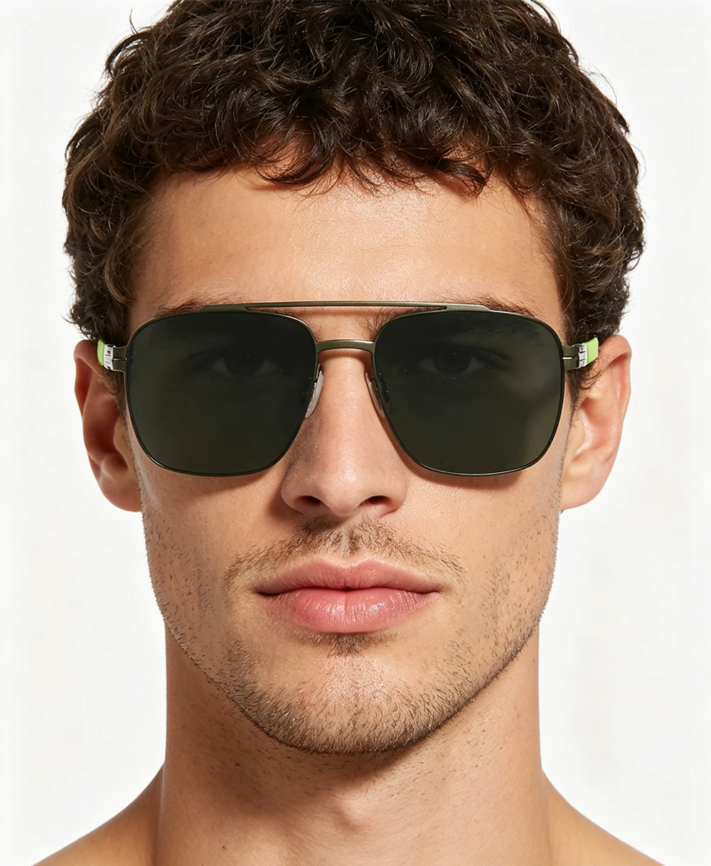 독일 브랜드 디자인 남성용 더블 빔 편광 선글라스 패션 - Sunglasses Polarized Men 리뷰 및 가격