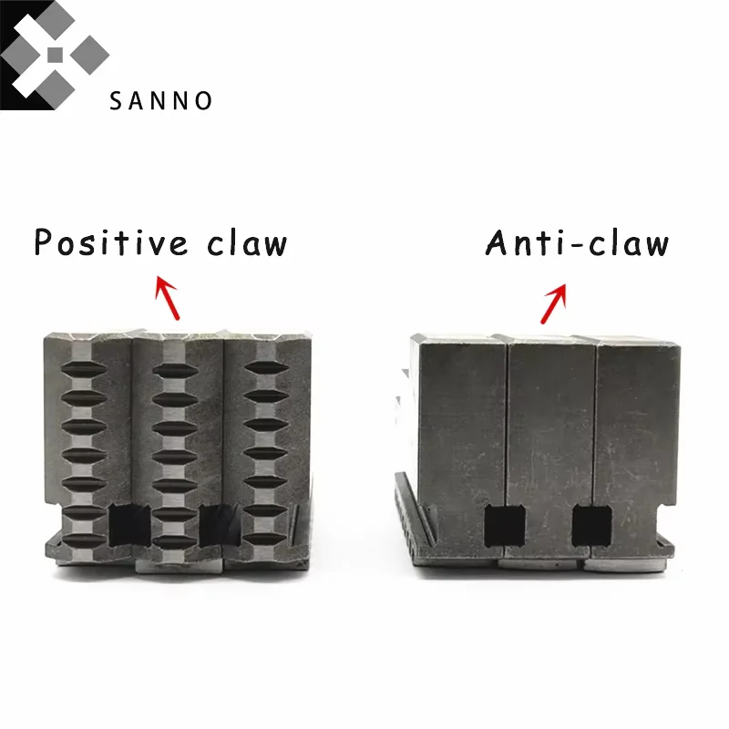 

80 - 160 3 Jaws Self Centering Chuck CNC Machine Tools Manual Lathe Chuck Positive & Anti-claw, Movable Soft Claw For Lathe