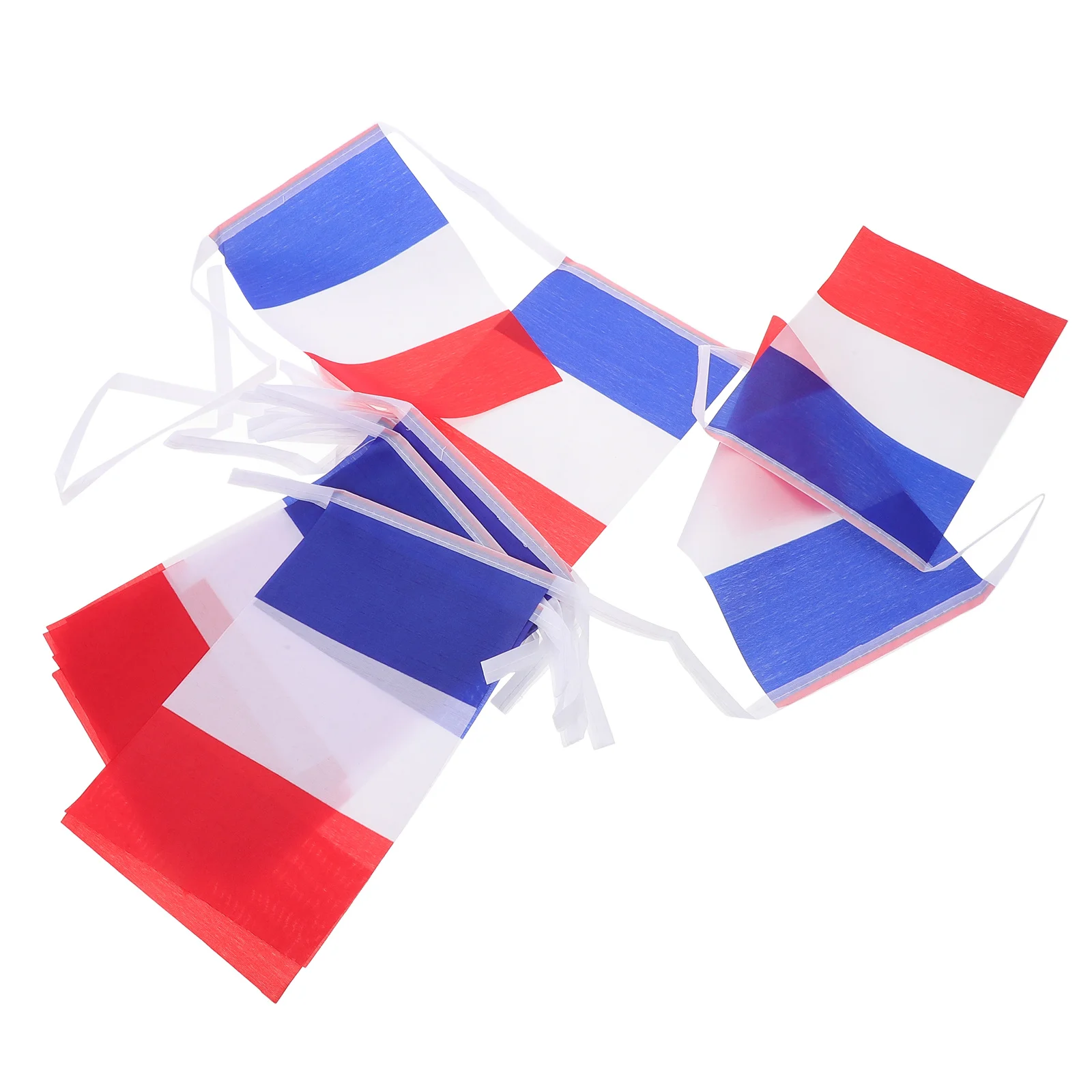 

1 Set France Flag Bunting For Party Wall Garden Outdoor Indoor Decorations Hanging String Banner French Themed Celebration Mini