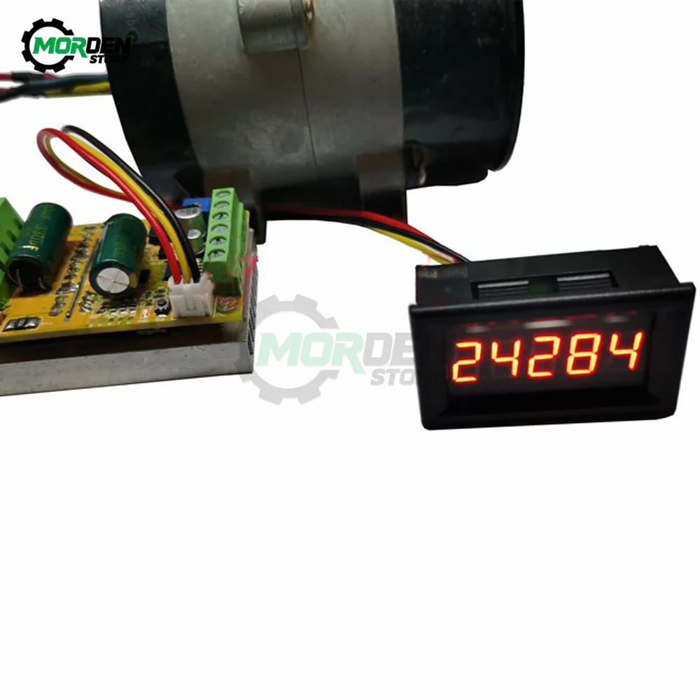 DC3-15V LED Tachometer Gauge RPM Speed Meter  5 Digit Frequency Meter Speedometer for Brushless Motor Controller Tool