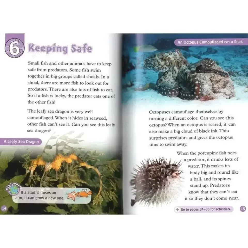 ระดับ 1/2/3/4 20 หนังสือ/ชุด Oxford อ่านและค้นพบการอ่านภาษาอังกฤษการเรียนรู้ช่วยให้เด็กอ่านหนังสือภาพสําหรับเด็ก