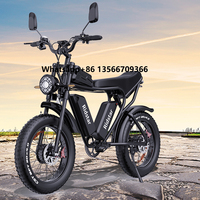 Eu Warehouse Ridstar Q20 Pro 20'' Ebike Dual Motor 52V 40AH Fat Tire Electric Dirt Bike City Mountain Electric Bicycle for Adult