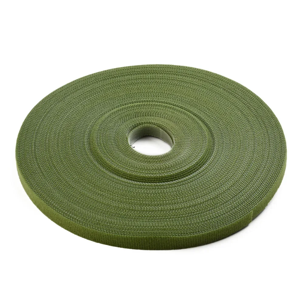 Green Garden Twine Nylon Self-Adhesive Tape Plant Ties Supports Cane Wrap Plant Cages Support Bamboo Garden Accessories