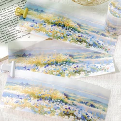 Yoofun 7.4x200cm Spring Floral Washi Tape Flower Washi Masking Tape Decorative Tape For DIY Art Craft Diary Scrapbooking