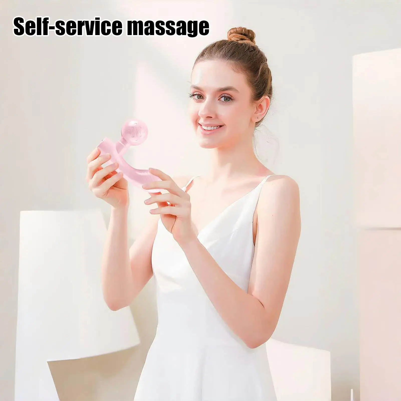 Deep Tissue Massager Electric Portable Handheld Massager Double-Head Device Quiet Health Care For Men Women Stiffness Soreness