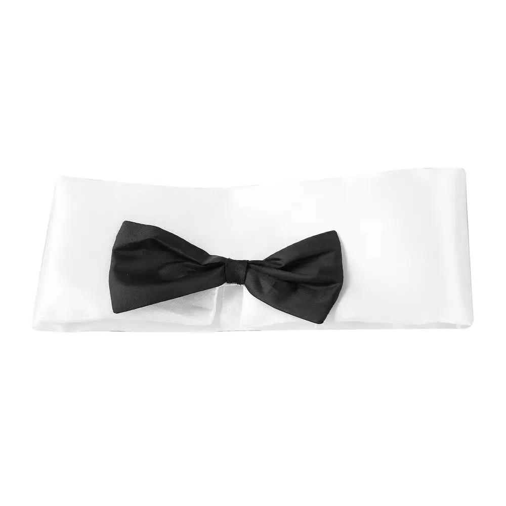 3Pcs/Set Fashion Gentleman Bow Tie Cuffs Set Designer Business Waiter Tuxedo Adjustable Cosplay Outfit for Men